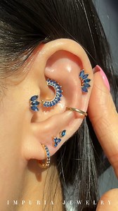 Building the ultimate blue ear stack from scratch!💎🦋💙 . . . . . #earpiercings #earrings #piercings #earringsofinstagram #earringstyle #curatedear #earringshop #earringaddict #earringswag #earringstagram #cartilagepiercing #traguspiercing #helixpiercing #jewelry #piercinggirl #daithpiercing #conchpiercing #rookpiercing #earcuration #cartilagepiercings #earstack #earstyle #earstylist #newpiercing #earpiercing #flatpiercing #snugpiercing #lobepiercing #forwardhelixpiercing | Impuria Piercing Jew