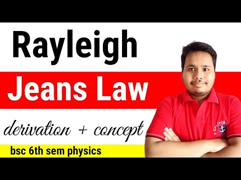 rayleigh jeans law || rayleigh jeans law of blackbody radiation