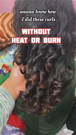 first time using curl cream😂 #curls #heatlesscurls #viral #trending #hairtips #euphoria #love