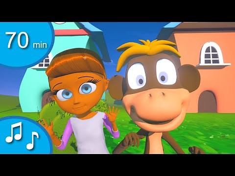 Ten little fingers nursery rhyme | Finger song for kids | 70+ minutes