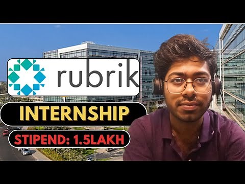 Rubrik Internship Program! | Free Resources | Complete Guide | Software Engineer
