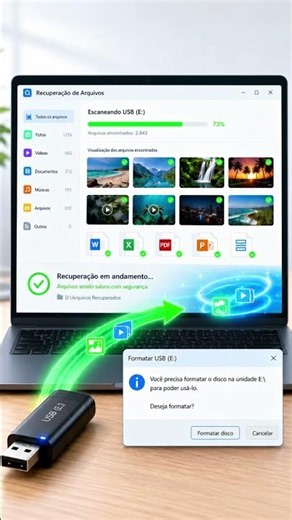 🚨DON'T FORMAT! How to save your corrupted USB drive in 1 minute!