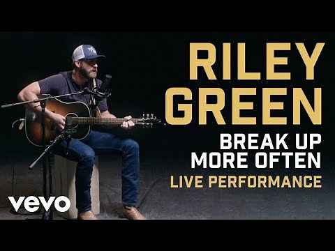 Riley Green - "Break Up More Often" Live Performance | Vevo