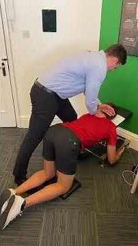 Knee Chest Upper Cervical Chiropractic Adjustment - ASL