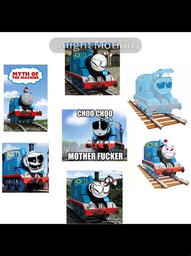 Cuphead Meets Thomas the Tank Engine: A Fun Fusion