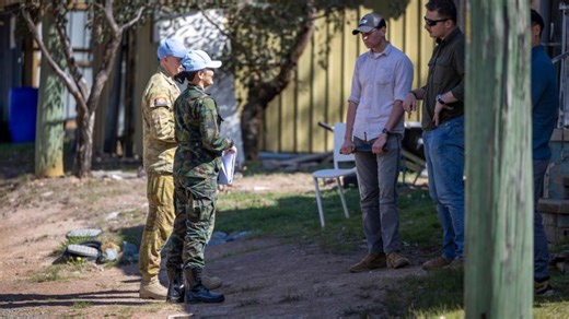 ADF showcases world-class peacekeeping training