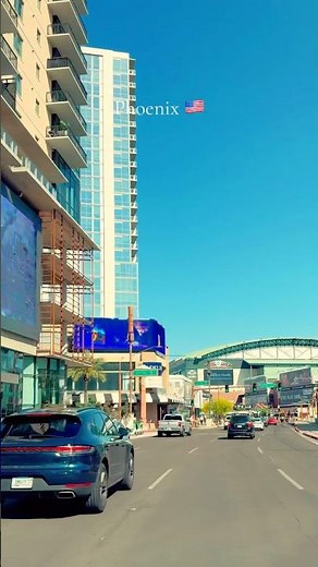 Driving in downtown Phoenix, Arizona 🇺🇸#usa #travel #usatravelvlog #phoenix #us #arizona #city