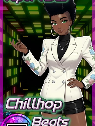 【NEW PLAYLIST】💿 The kind of soundtrack that makes you feel neon hum on your skin and 80s glow in your soul~ 👾 Fanservice straight from Retroflux Boulevard: • Voluminous afro catching that eternal sunset sheen • Curvy glow popping under the pink neon lights • Sway poses and confident hips you weren’t supposed to miss~ 😌 ✨LINK IN BIO!♥️ • #ChillhopUniverse #80s #90s #Lofi #Vaporwave #Synthwave #Anime #Aesthetic #Nostalgia #Mani