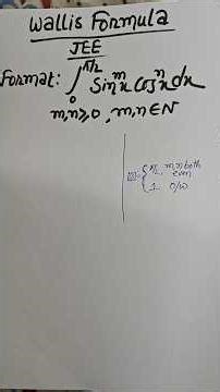 Wallis Formula #jee #jeeadvanced #jeemains