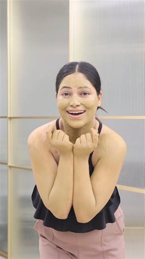 Rekha Sharma on Instagram: "My Skin Transformation Body Brightening Mask #reels #reelinstagram #reelitfeelit #reelkofeelkaro #skincareroutine"