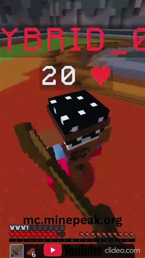 PvP Montage on mc.minepeak.org #pvp #viral #viralvideo #minecraft #trending