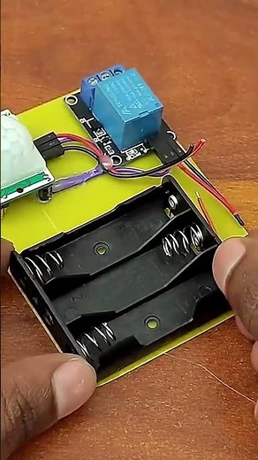 Build a DIY Motion Sensor Light in Minutes! 💡🚶‍♂️ #Shorts