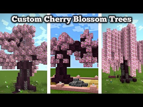 Transform Your Minecraft Base with These 3 Stunning Cherry Blossom Trees