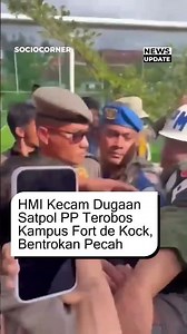 HMI Kecam Dugaan Satpol PP Terobos Kampus Fort de Kock, Bentrokan Pecah