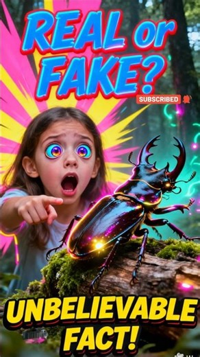 The Stag Beetle..... The REAL Truth Will SHOCK You! 😱🪲#shorts