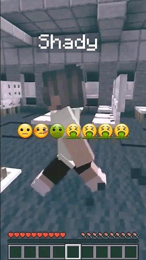 Shady throws up 🤮🤮in Minecraft