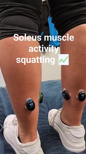 Soleus muscle activation during the barbell squat ‍♀️ What level of muscle activity will we see 樂 | Body Synergy | Facebook