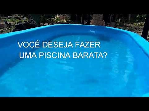 Como Fazer uma Piscina barata