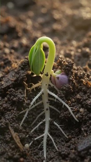 Seed to Bloom: Relaxing Lavender Growth Time-Lapse 💜🌱 | AI Nature #shorts