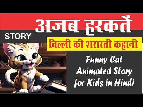 Billi Wala Cartoon | Billi Ki Video | बिल्ली की शरारती कहानी 🐾 | Funny Cat Animated Story for Kids