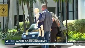 Polícia faz reprodução simulada da morte do menino Henry