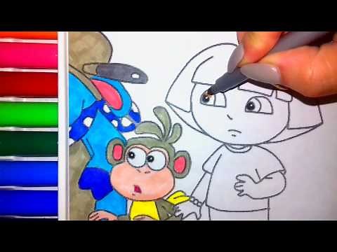 Dora the Explorer // Benny, Dora, Boots //Бычок Борька, Дора, Башмачок