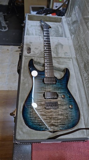 This ESP Japan Custom M-II guitar might just be perfect 🌊 #guitar #espguitars #electricguitar