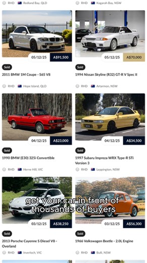 Got a rare or performance car?We’ll sell it fast. Collecting Cars gets you the best value with fast 7-day auctions. Thousands of buyers, Australia-wide and global. | Collecting Cars