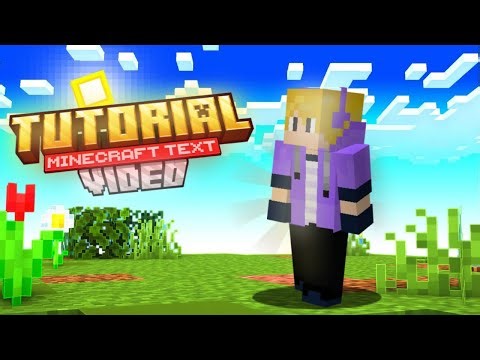 So macht ihr einen Minecraft 3D Text mit Blockbench!