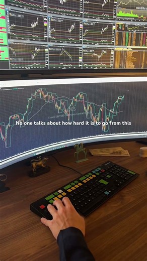 For Christmas 😅 The truth: you don’t need a fancy set up to trade like an institutional #trader