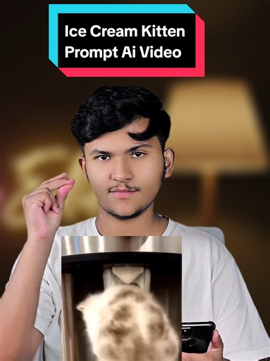 Ice Cream Kitten AI Prompt Video Tutorial