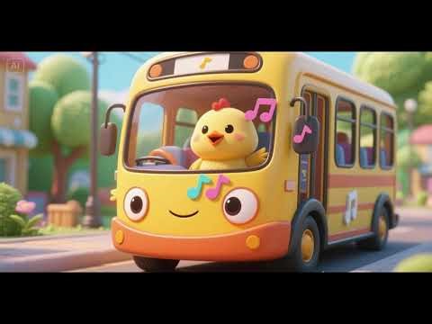 🐥🚌 Baby Chick on the Bus Song | Nursery Rhymes & Kids Songs | Learn and Sing Along 🎶🌈