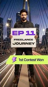 Finally I won the First Contest on Freelancer