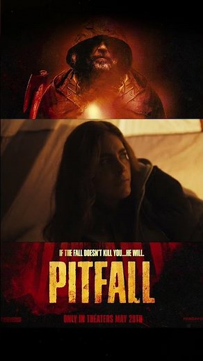 Richard Harmon and Randy Couture in PITFALL. In theaters Now
