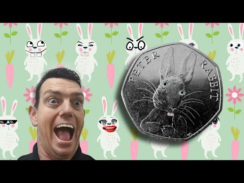 a "RARE" coin hunt Easter bunny 50p challenge #coin