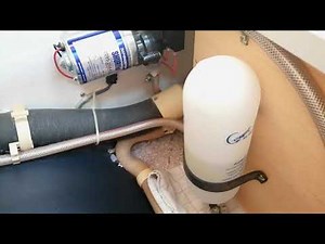 How to fix pulsing water pump and flow in motorhome/caravan/boat