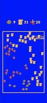 Rock vs paper vs scissors: who will win? #rockpaperscissors #minigames #games