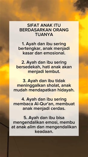 Sifat anak itu berdasarkan orang tuanya #ceramah #motivasidiri #quotes