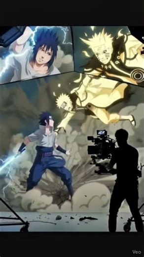 Naruto vs Sasuke👿 shooting new episode#shoting @MrBeast @cristiano