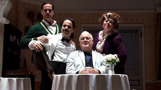 John Cleese seen backstage as Fawlty Towers musical arrives in Torquay