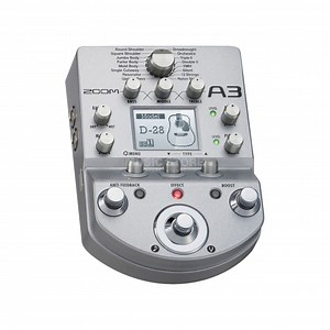Zoom A3 Akustik Efecto/Preamp Pedal incl. Fuente de alimentación fa...
