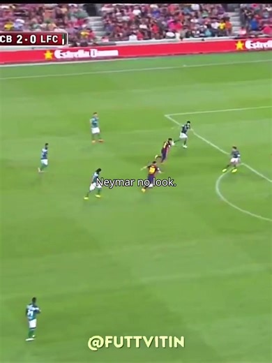 Neymar's Incredible No-Look Pass