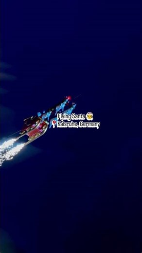 Flying Santa in Germany!