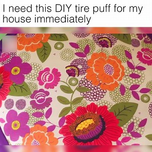 Cap: I need this DIY tire puff for my house immediately Credit: Diycore com Karla Amadori https://www.instagram.com/diycore/ https://twitter.com/diycore Original video: https://www.youtube.com/watch?v=RQPxPsDAJM0&t=43s | LOLKidz