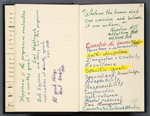Octavia Butler's "Essentials of Success"