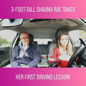 440K views · 6.7K reactions | Shauna wants to get her driving license so she doesn't have to rely so much on her parents to move around town. Since she's 3ft, she must use different equipment that allows her to see the road and drive. Watch more I Am Shauna Rae on disocovery+: https://bit.ly/3KeRdrW | Love Reality | Facebook