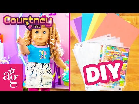 FUN ON Courtney’s Corner! Ep. 1-4 | Compilation | Doll DIY | ‪@AmericanGirl‬