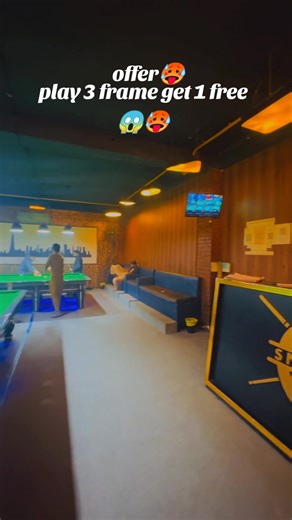Snooker Promotion: Play 3 Frames and Get 1 Free