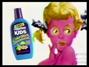 Coppertone Kids Colorblock Commercial 1997