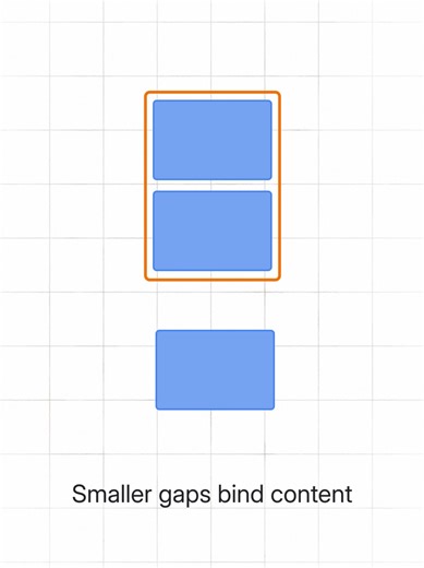 Proximity defines relationships before users even read. Closer elements are grouped in the brain. Equal spacing flattens hierarchy. Vary distance to encode structure and guide attention. Proximity isn’t decoration, it’s the UI’s silent organizer. Day 25 of #squibbchallenge #uidesign #gestaltprinciples #visualhierarchy #designsystems